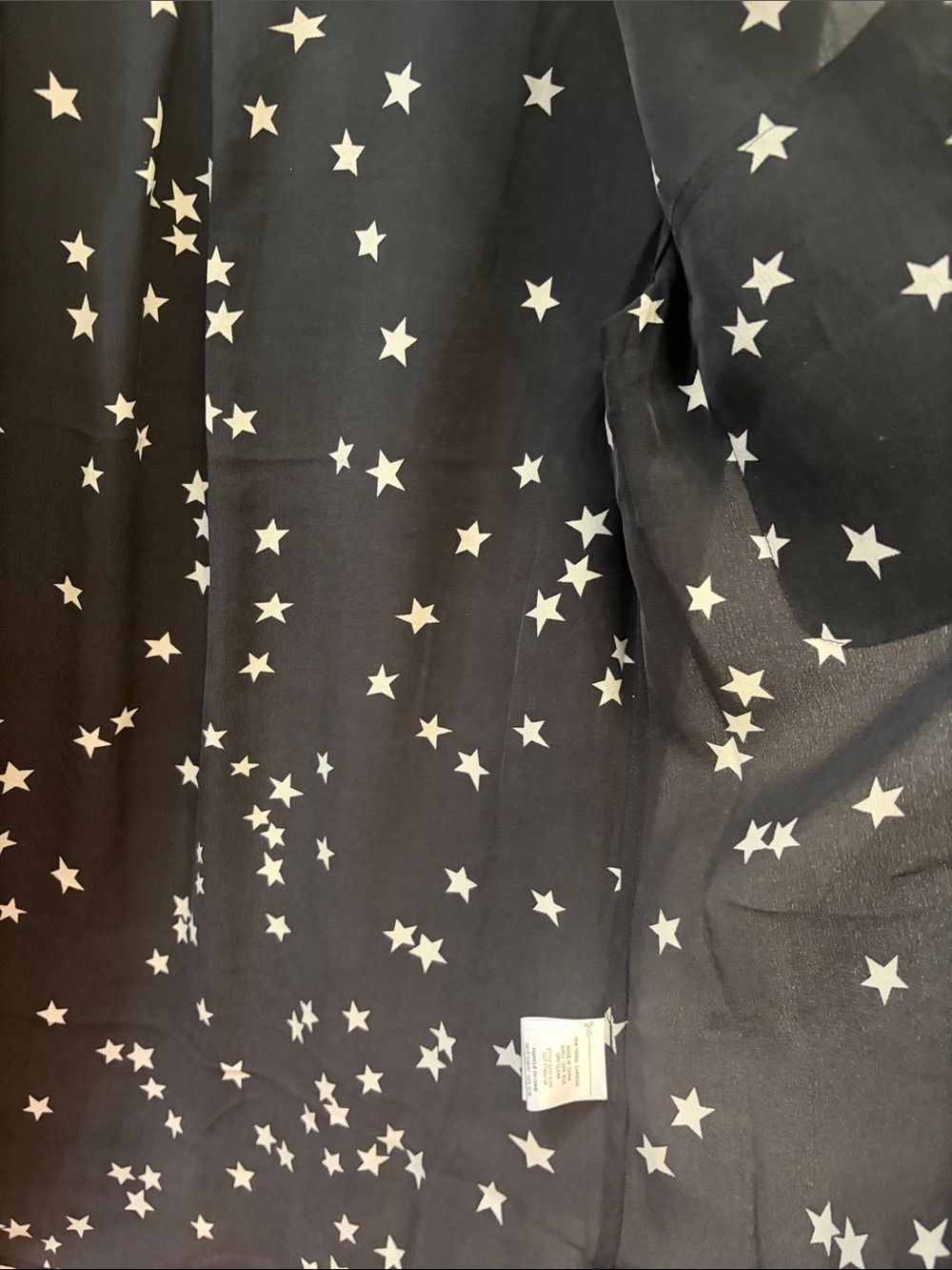 Equipment Black Star-Print Button-Down Shirt - Picture 3 of 4
